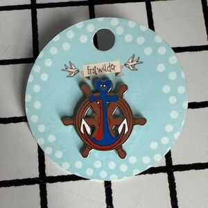 Erstwilder Nautical Anchor Enamel Pin